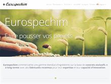 Tablet Screenshot of eurospechim.com